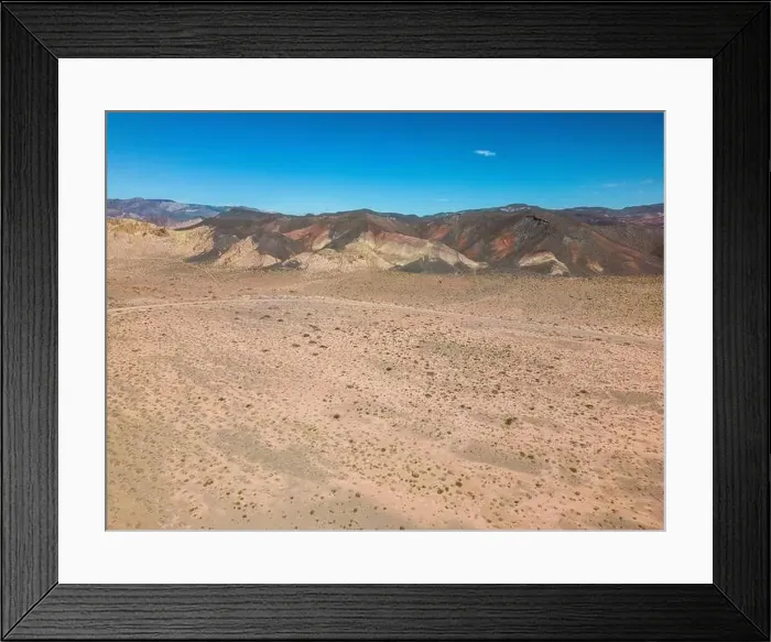 Framed Print : Aerial view of the remote Framed Print : Aerial view of the remote