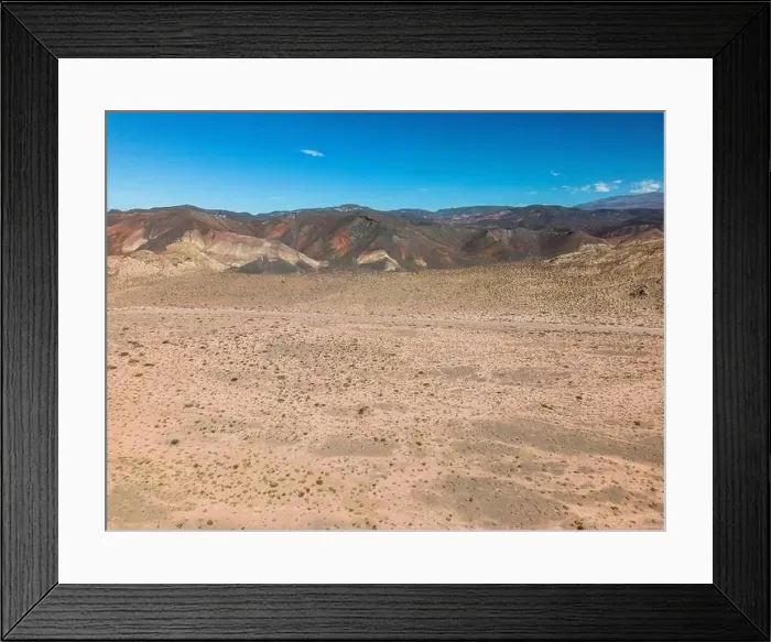 Framed Print : Aerial view of the remote Framed Print : Aerial view of the remote