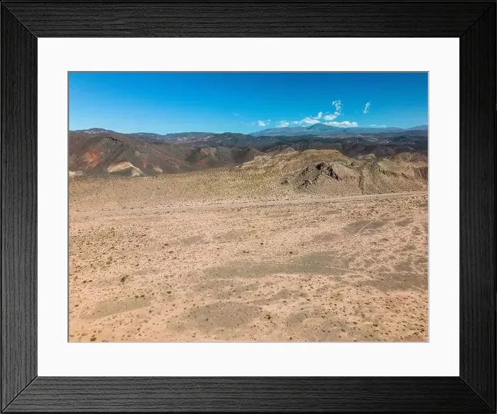 Framed Print : Aerial view of the remote Framed Print : Aerial view of the remote