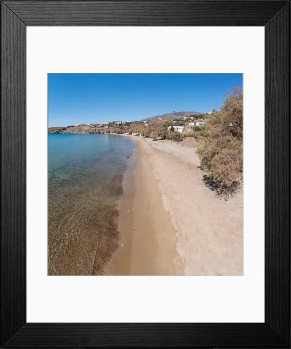 Framed Print : Tinos island, Cyclades Greece. Aerial drone view of Agios Romanos village Framed Print : Tinos island, Cyclades Greece. Aerial drone view of Agios Romanos village