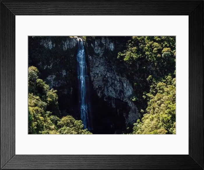 Framed Print : Waterfall in Espraiado Canyon in Santa Catarina, Brazil Framed Print : Waterfall in Espraiado Canyon in Santa Catarina, Brazil