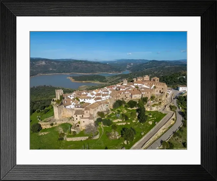 Framed Print : Castle of Castellar de la Frontera in the province of Cadiz, Andalusia