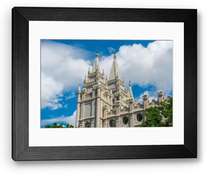 Framed Print : Salt Lake Utah Temple, the church of Jesus Christ of Latter Day Saints at Temple Square in Salt Lake City, Utah UT, USA Framed Print : Salt Lake Utah Temple, the church of Jesus Christ of Latter Day Saints at Temple Square in Salt Lake City, Utah UT, USA