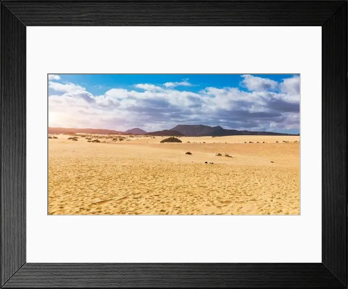 Framed Print : Sand dunes, Las Dunas de Corralejo Framed Print : Sand dunes, Las Dunas de Corralejo