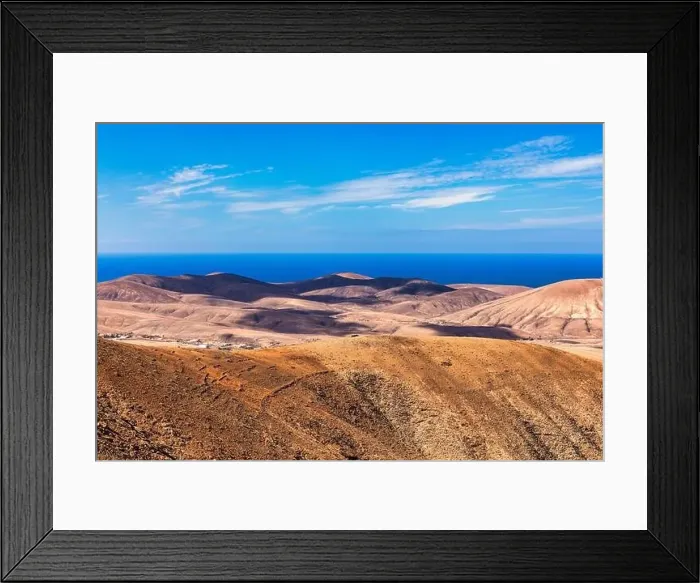 Framed Print : Betancuria National Park on the Fuerteventura Island Framed Print : Betancuria National Park on the Fuerteventura Island