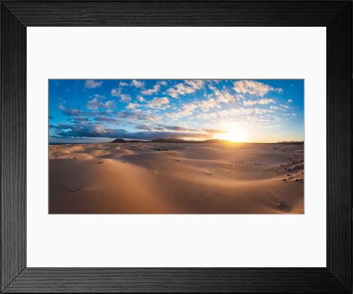 Framed Print : Panoramic high angle aerial drone view of Corralejo National Park (Parque Natural de Corralejo) Framed Print : Panoramic high angle aerial drone view of Corralejo National Park (Parque Natural de Corralejo)