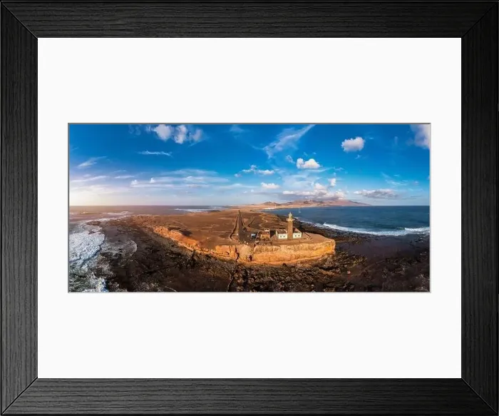 Framed Print : Punta de Jandia lighthouse from above Framed Print : Punta de Jandia lighthouse from above