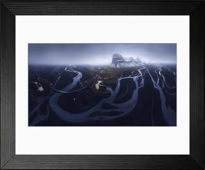Framed Print : Aerial panorama of picturesque Lomagnupur Mountain range Framed Print : Aerial panorama of picturesque Lomagnupur Mountain range