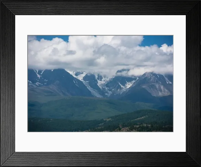 Framed Print : Kurai steppe and North-Chui ridge on background. Altai mountains, Russia Framed Print : Kurai steppe and North-Chui ridge on background. Altai mountains, Russia