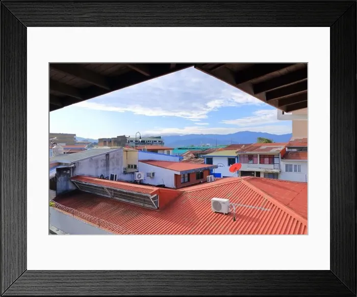 Framed Print : Beautiful aerial view of the city of San Jose in Costa Rica Framed Print : Beautiful aerial view of the city of San Jose in Costa Rica
