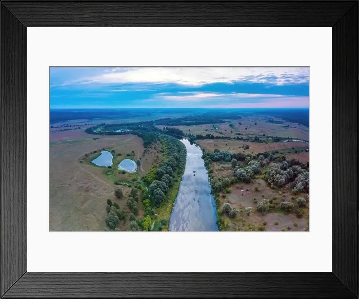 Framed Print : Beautiful Ukrainian nature background