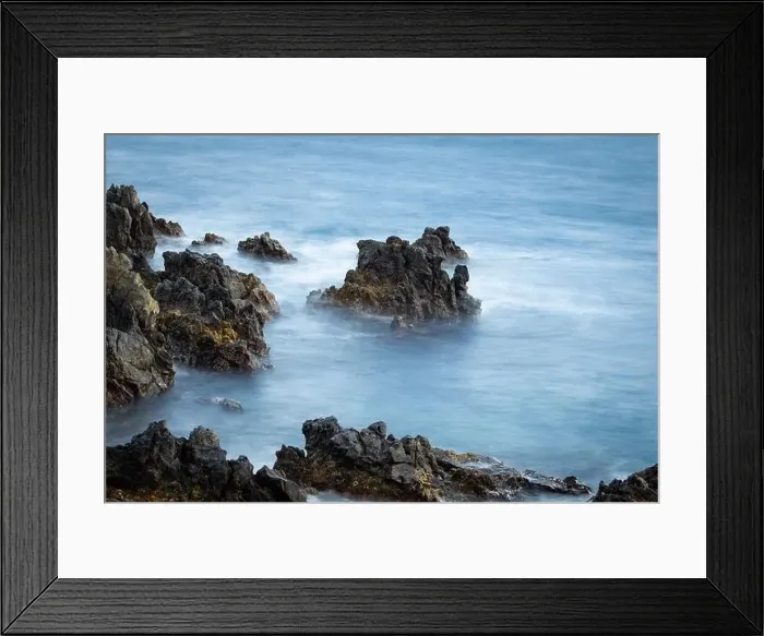 Framed Print : Crashing waves on rocks landscape nature view and Beautiful tropical sea with Sea coast view in summer season Framed Print : Crashing waves on rocks landscape nature view and Beautiful tropical sea with Sea coast view in summer season