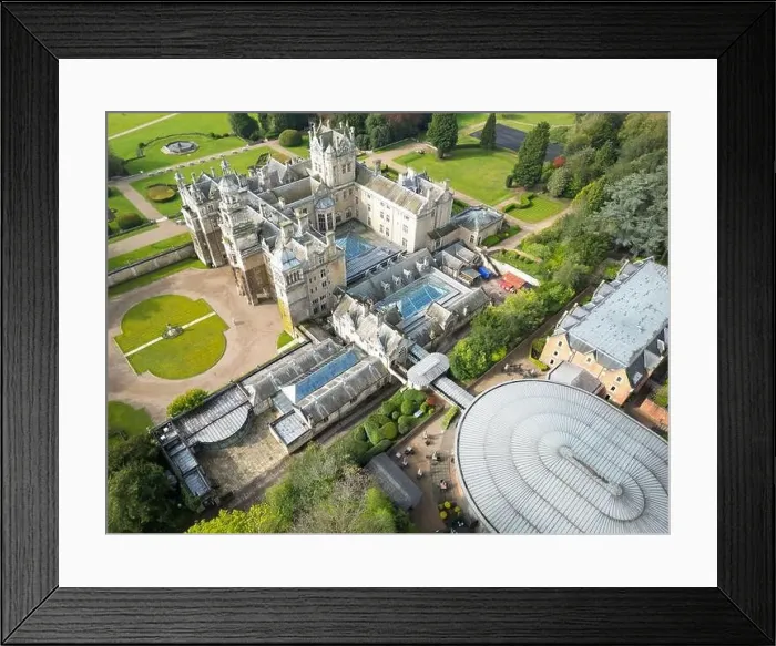 Framed Print : Top down view of a grand hall now turned into a premier hotel Framed Print : Top down view of a grand hall now turned into a premier hotel