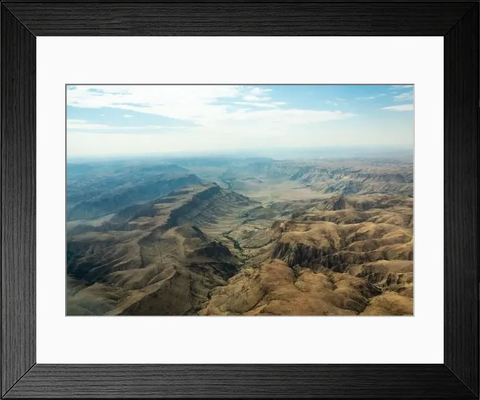Framed Print : Aerial View of Namibia Framed Print : Aerial View of Namibia