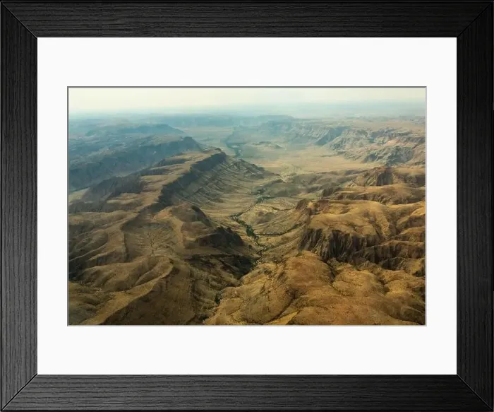 Framed Print : Aerial View of Namibia Framed Print : Aerial View of Namibia