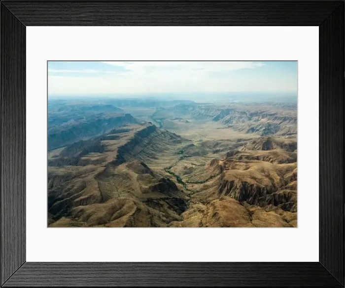 Framed Print : Aerial View of Namibia Framed Print : Aerial View of Namibia
