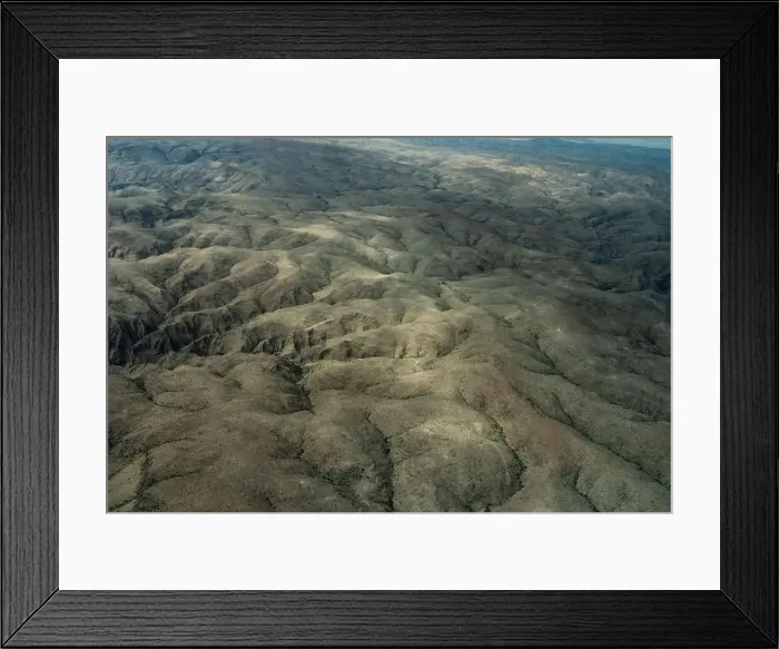 Framed Print : Aerial View of Namibia Framed Print : Aerial View of Namibia