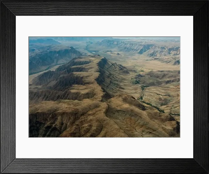 Framed Print : Aerial View of Namibia Framed Print : Aerial View of Namibia