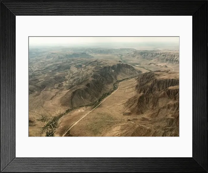 Framed Print : Aerial View of Namibia Framed Print : Aerial View of Namibia