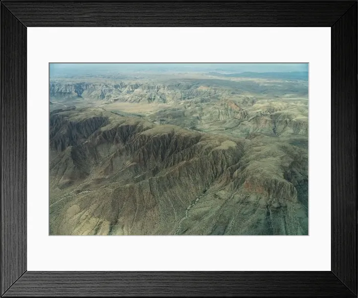 Framed Print : Aerial View of Namibia Framed Print : Aerial View of Namibia