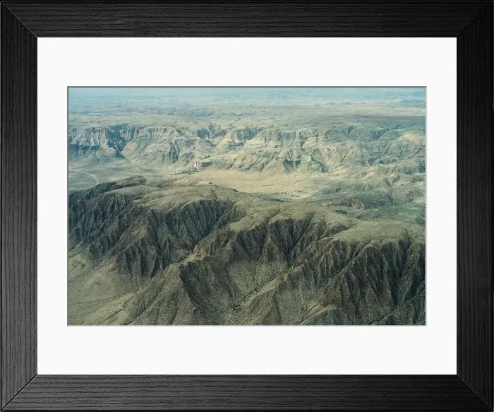 Framed Print : Aerial View of Namibia Framed Print : Aerial View of Namibia