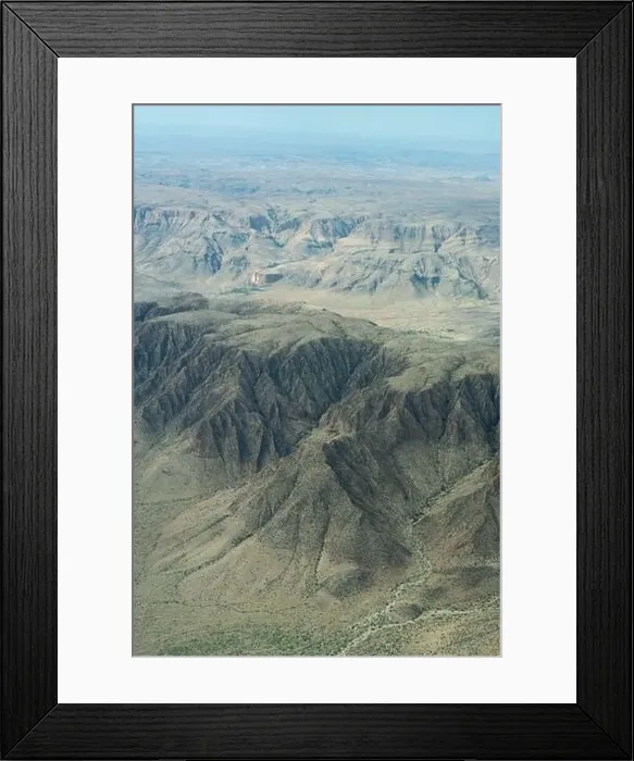Framed Print : Aerial View of Namibia Framed Print : Aerial View of Namibia