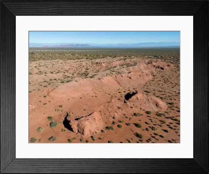 Framed Print : Aerial view of Ischigualasto Provincial Park in San Juan Province Framed Print : Aerial view of Ischigualasto Provincial Park in San Juan Province