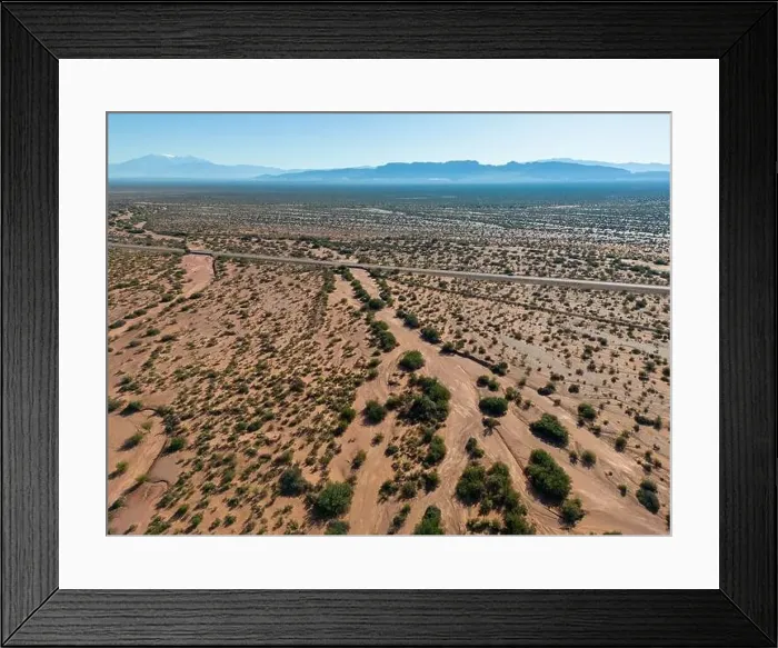 Framed Print : Aerial view of Ischigualasto Provincial Park in San Juan Province Framed Print : Aerial view of Ischigualasto Provincial Park in San Juan Province