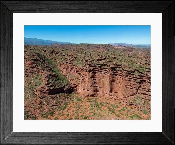 Framed Print : Aerial view of Ischigualasto Provincial Park in San Juan Province Framed Print : Aerial view of Ischigualasto Provincial Park in San Juan Province