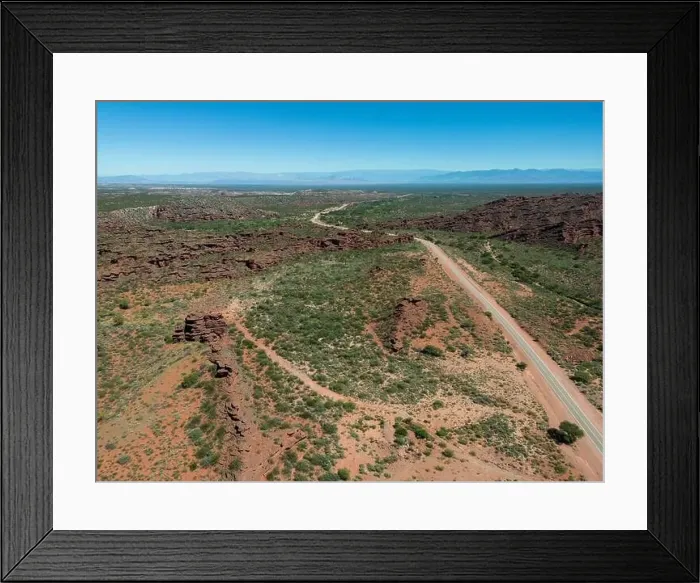 Framed Print : Aerial view of Ischigualasto Provincial Park in San Juan Province Framed Print : Aerial view of Ischigualasto Provincial Park in San Juan Province