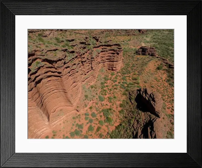 Framed Print : Aerial view of the stunning, reddish landscape of Ischigualasto Provincial Park in San Juan Province Framed Print : Aerial view of the stunning, reddish landscape of Ischigualasto Provincial Park in San Juan Province