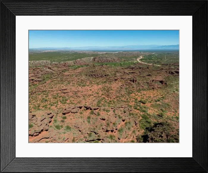 Framed Print : Aerial view of Ischigualasto Provincial Park in San Juan Province Framed Print : Aerial view of Ischigualasto Provincial Park in San Juan Province