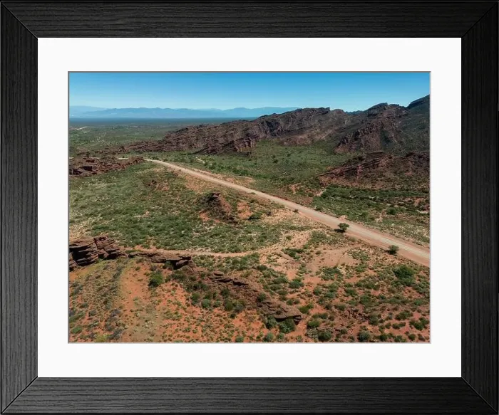 Framed Print : Aerial view of Ischigualasto Provincial Park in San Juan Province Framed Print : Aerial view of Ischigualasto Provincial Park in San Juan Province