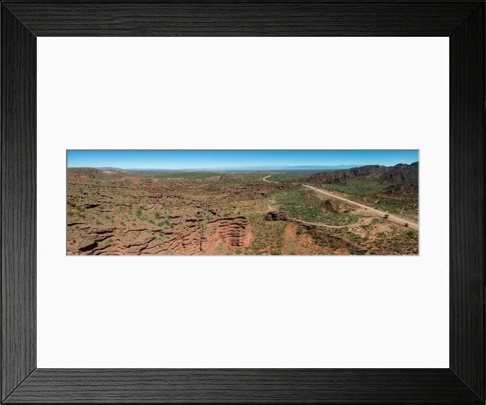 Framed Print : Aerial view of Ischigualasto Provincial Park in San Juan Province Framed Print : Aerial view of Ischigualasto Provincial Park in San Juan Province
