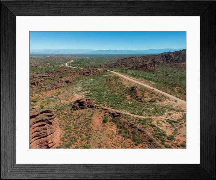 Framed Print : Aerial view of Ischigualasto Provincial Park in San Juan Province Framed Print : Aerial view of Ischigualasto Provincial Park in San Juan Province