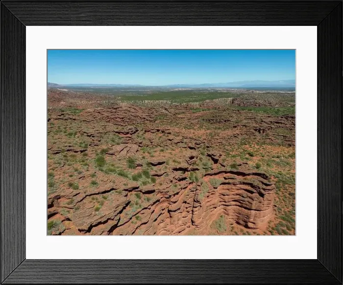 Framed Print : Aerial view of Ischigualasto Provincial Park in San Juan Province Framed Print : Aerial view of Ischigualasto Provincial Park in San Juan Province