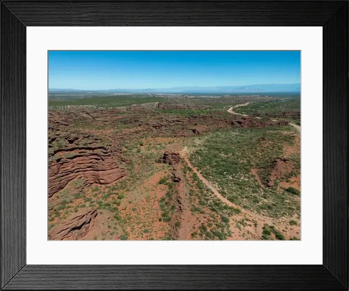 Framed Print : Aerial view of Ischigualasto Provincial Park in San Juan Province Framed Print : Aerial view of Ischigualasto Provincial Park in San Juan Province