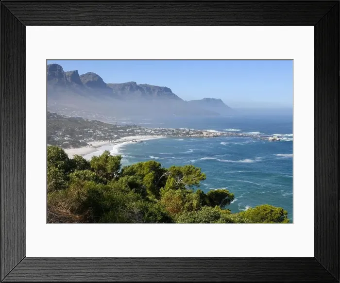 Framed Print : View at the beach of Clifton near Cape Town on South Africa Framed Print : View at the beach of Clifton near Cape Town on South Africa