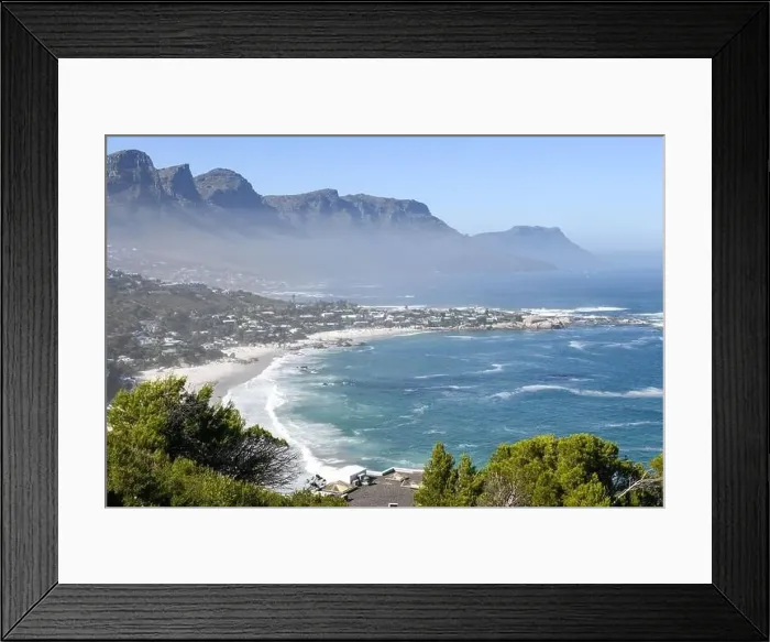Framed Print : View at the beach of Clifton near Cape Town on South Africa Framed Print : View at the beach of Clifton near Cape Town on South Africa