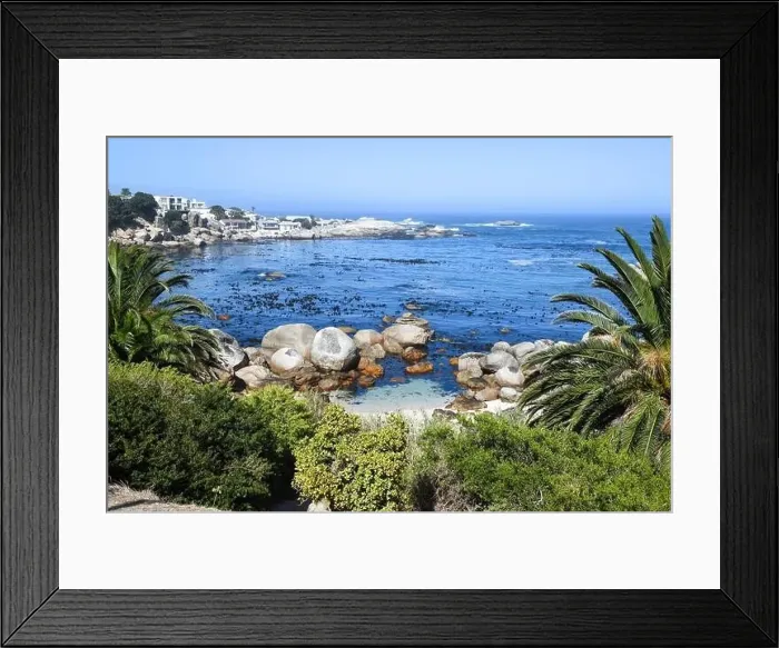 Framed Print : View at the beach of Clifton near Cape Town on South Africa Framed Print : View at the beach of Clifton near Cape Town on South Africa