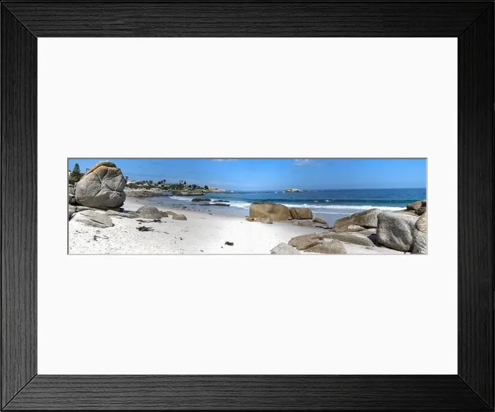 Framed Print : View at the beach of Clifton near Cape Town on South Africa Framed Print : View at the beach of Clifton near Cape Town on South Africa