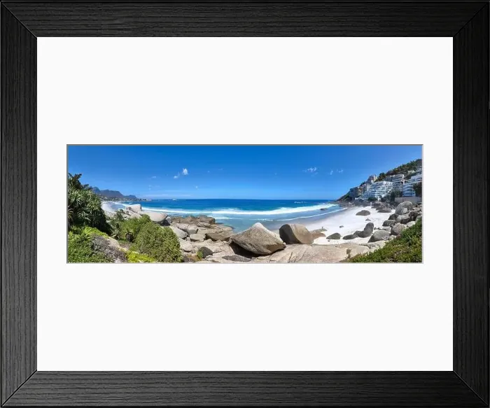 Framed Print : View at the beach of Clifton near Cape Town on South Africa Framed Print : View at the beach of Clifton near Cape Town on South Africa