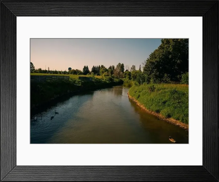 Framed Print : Whitefish Island River Viewpoint in Sault Ste. Marie, CANADA. High quality photo Framed Print : Whitefish Island River Viewpoint in Sault Ste. Marie, CANADA. High quality photo