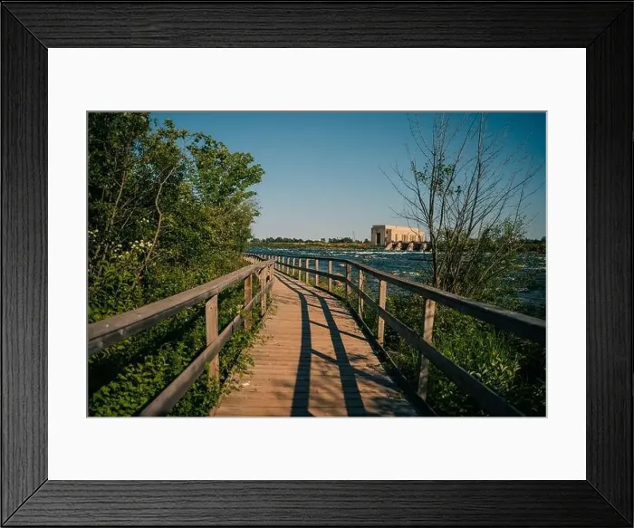 Framed Print : Whitefish Island River Viewpoint in Sault Ste. Marie, CANADA. High quality photo Framed Print : Whitefish Island River Viewpoint in Sault Ste. Marie, CANADA. High quality photo