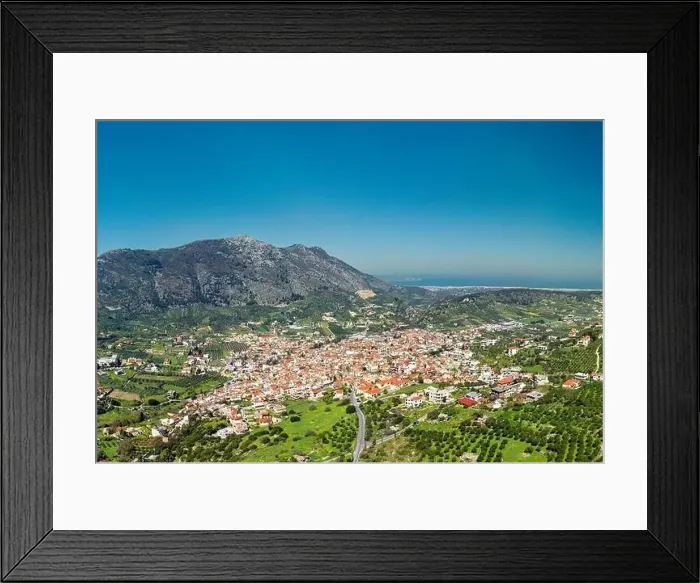 Framed Print : Archanes village with views to Mount Juktas, Crete, Greek Islands, Greece, Europe Framed Print : Archanes village with views to Mount Juktas, Crete, Greek Islands, Greece, Europe