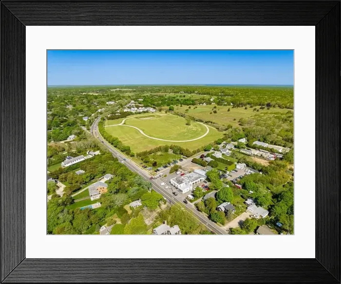 Framed Print : aerial view of amagansett, ny Framed Print : aerial view of amagansett, ny