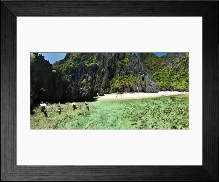Framed Print : Jiji's beach is located on Miniloc island, next to Secret lagoon, 9 km from El Nido, Palawan, Philippines Framed Print : Jiji's beach is located on Miniloc island, next to Secret lagoon, 9 km from El Nido, Palawan, Philippines