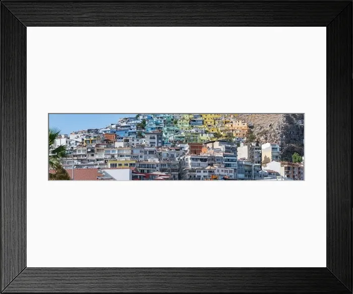 Framed Print : Colored city of Kusadasi Framed Print : Colored city of Kusadasi