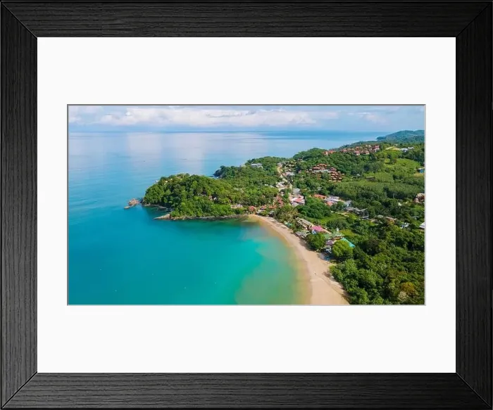 Framed Print : Drone view from above at Ko Lanta Krabi Thailand, tropical white beach at Koh Lanta Kantiang bay Framed Print : Drone view from above at Ko Lanta Krabi Thailand, tropical white beach at Koh Lanta Kantiang bay