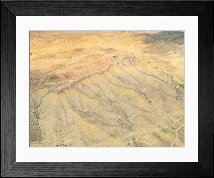 Framed Print : Aerial view mountain texture background Framed Print : Aerial view mountain texture background